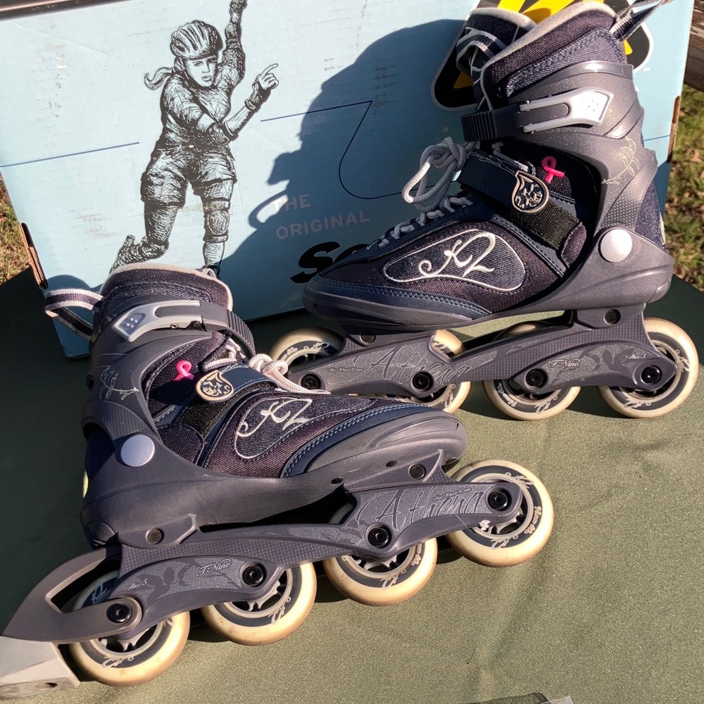 K2 Women's Inline Skates In Navy With Gray Accents Size 7 View 2